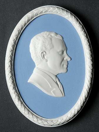 Jasperware Plaque-Personalities Richard M Nixon - No Box