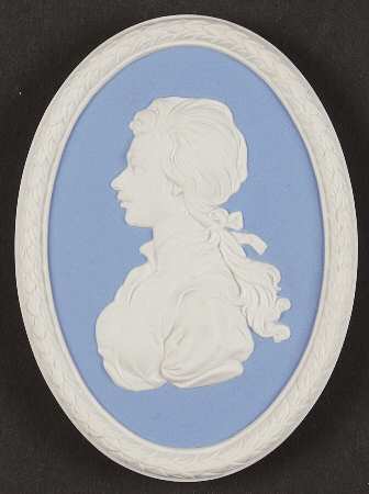 Jasperware Plaque-Personalities Princess Anne  - Boxed