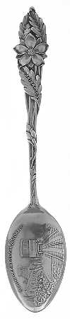 Colorado Columbine Souvenir Spoons Summit Of Pikes Peak-Colorado - No Box