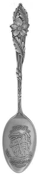 Colorado Columbine Souvenir Spoons by Watson