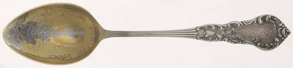 Sterling Souvenir Spoons California Electric Tower - No Box