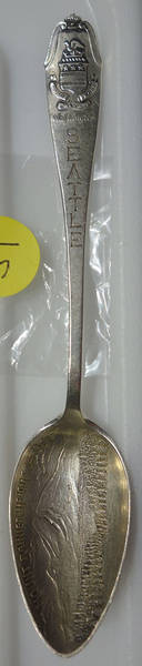Sterling Souvenir Spoons Seattle Washington - No Box 42