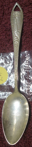 Sterling Souvenir Spoons Niagara Falls - No Box