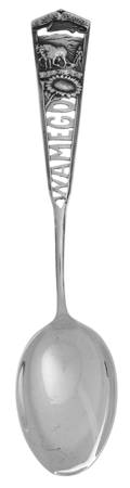 Sterling Souvenir Spoons Wamego Kansas - No Box