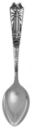Sterling Souvenir Spoons New York-Empire State Bldg - No Box