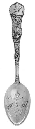 Sterling Souvenir Spoons Ashbury Park - No Box 60