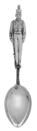 Sterling Souvenir Spoons West Point Cadet - No Box