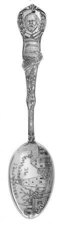Sterling Souvenir Spoons Longfellow Portland - No Box