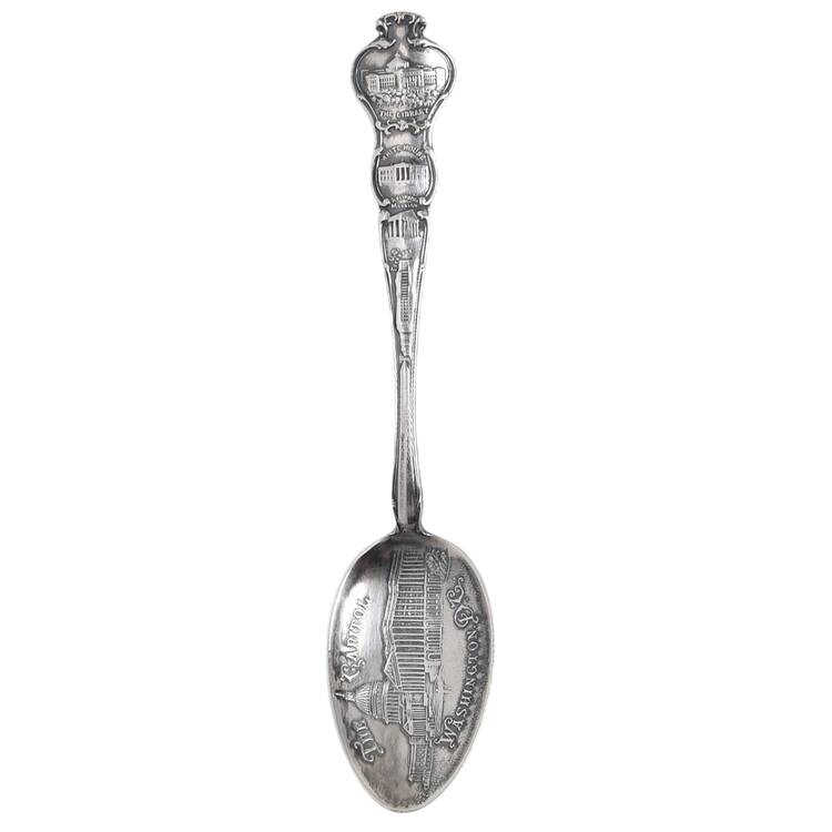 Sterling Souvenir Spoons Washington Dc-Capitol Building - No Box