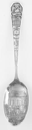 Sterling Souvenir Spoons New Orleans Louisianna - No Box