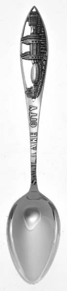 Sterling Souvenir Spoons Salt Lake City-Utah - No Box