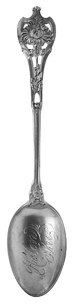 Sterling Souvenir Spoons "Helen Inez" - No Box
