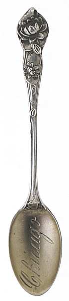 Sterling Souvenir Spoons Chicago - No Box