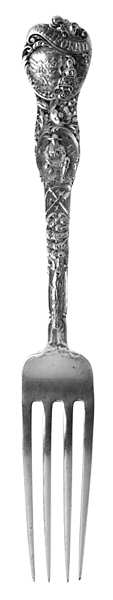 Sterling Souvenir Spoons California-Trojan Soldier/Prospector - No Box