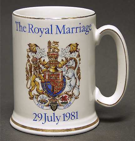 Wood & Sons Royalty Giftware Charles & Diana Wedding Tankard - No Box