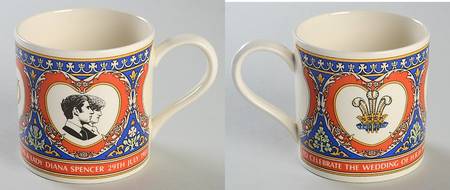 Wedgwood Royal Commemorative Giftware Charles & Diana Wedding Mug - Boxed
