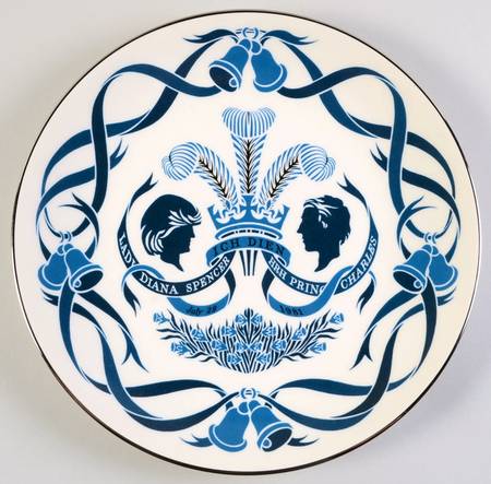 Wedgwood Royal Commemorative Giftware Charles & Diana Wedding Plate - Boxed