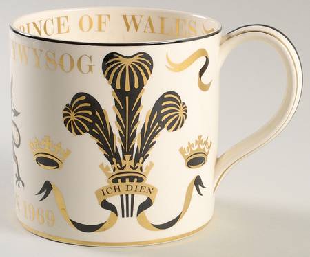 Wedgwood Royal Commemorative Giftware Prince Of Wales Investiture Mug - Boxed