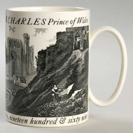 Wedgwood Royal Commemorative Giftware Charles Prince Of Wales Investiture Mug - No Box