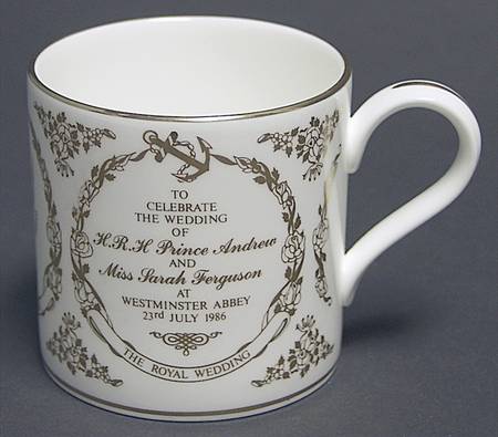 Wedgwood Royal Commemorative Giftware Andrew & Sarah Royal Wedding Mug - Boxed