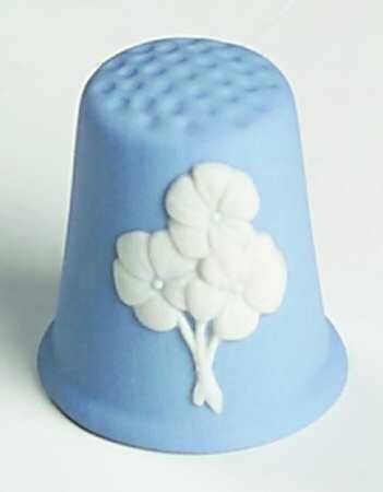 Jasperware Months Of The Year February-Pale Blue - Boxed