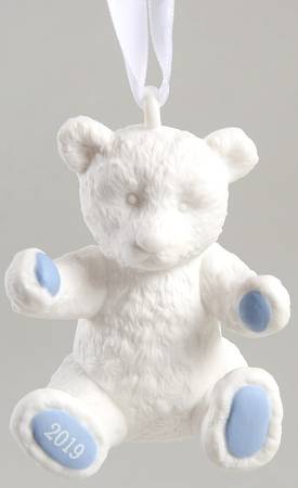 Baby's First Christmas Baby's 1st Teddy Bear - Blue - Boxed