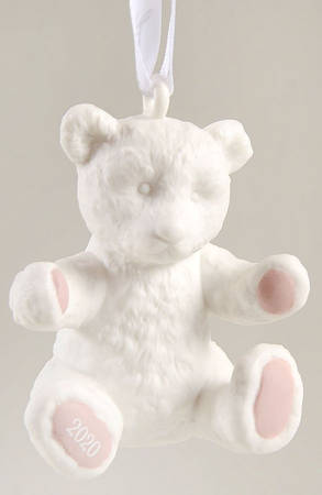 Baby's First Christmas Baby's 1st Teddy Bear - Pink - Boxed