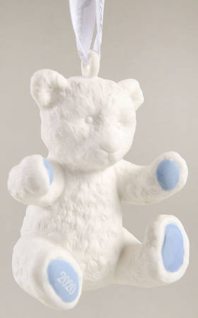 Baby's First Christmas Baby's 1st Teddy Bear - Blue - Boxed