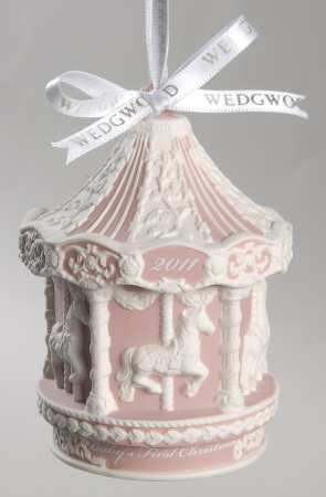 Baby's First Christmas Baby's First Carousel-Pink - No Box