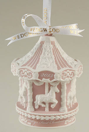 Baby's First Christmas Baby's First Carousel-Pink - Boxed