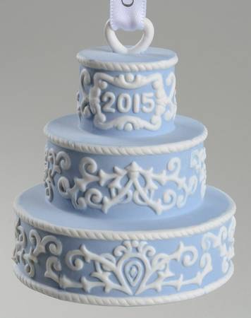 Our First Christmas Together Our First Christmas Cake-Blue - No Box