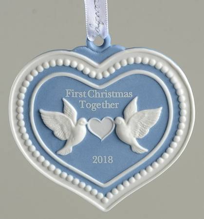 Our First Christmas Together Our First Christmas Heart-Blue - No Box