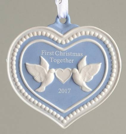 Our First Christmas Together Our First Christmas Heart-Blue - No Box