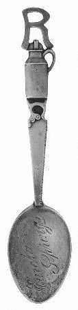 Arkansas Souvenir Spoon Eureka Springs-R-Can-Saw Handle - No Box