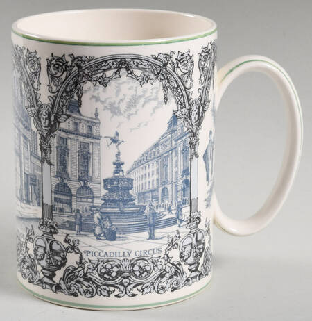 Wedgwood Mugs Piccadilly Souvenir - No Box
