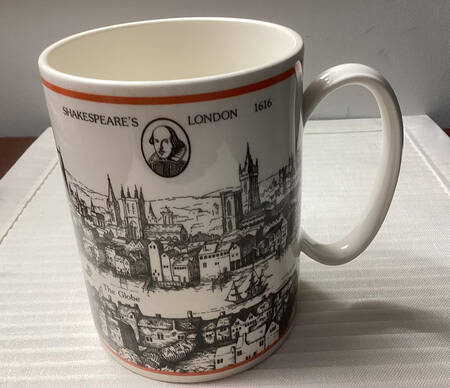 Wedgwood Mugs Shakespeare's London 1616 - No Box