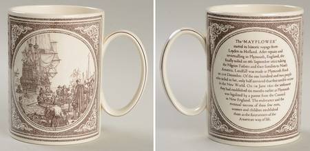 Wedgwood Mugs The Mayflower-350th Anniversary - No Box