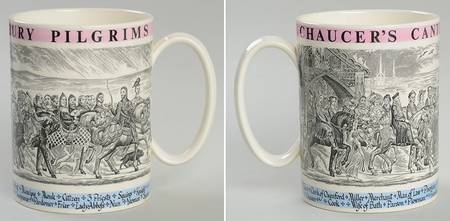 Wedgwood Mugs Geoffrey Chaucer - No Box