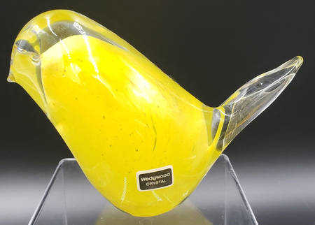 Wedgwood Crystal Figurines and Giftware Yellow Bird - Boxed