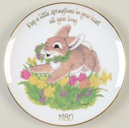 World Wide Art Plates Easter-Spring Love - No Box