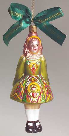 Irish Dancer Ornament Claddagh Irish Dancer - No Box