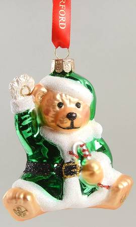 Holiday Heirlooms Ornaments Teddy Bear Santa - No Box