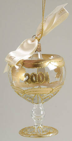 Mini Glasses-Ornament Goblet-2001 - Boxed