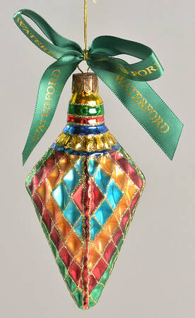 Multicolor Cut and Faceted Season's Faceted Cut Cone - No Box