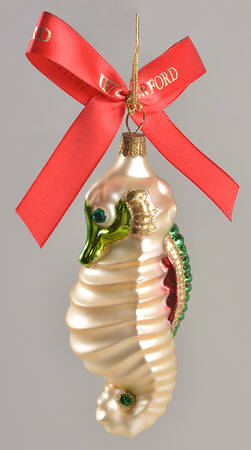 Holiday Heirlooms Ornaments Jeweled Seahorse - No Box