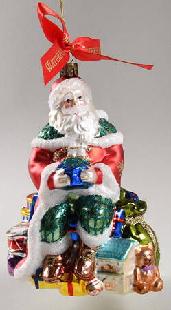 Holiday Heirloom Santa Ornaments Noble Gift Giver - Boxed