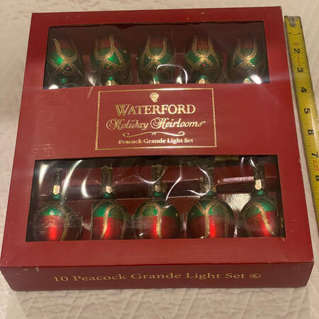 Holiday Heirloom Light Sets by Waterford Crystal