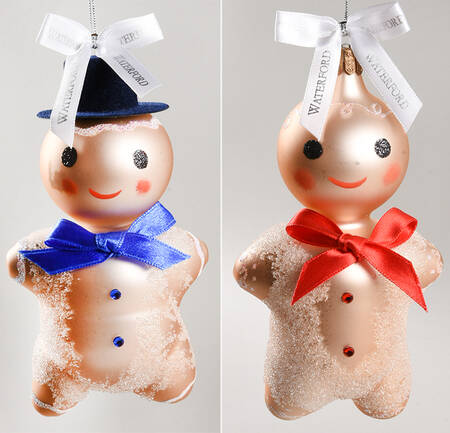 Holiday Heirlooms Ornaments Gingerbread Pair - Boxed
