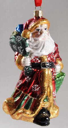 Holiday Heirloom Santa Ornaments Glamour Santa - Boxed
