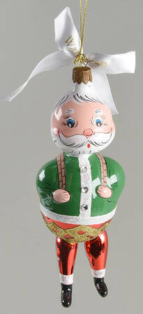 Holiday Heirloom Santa Ornaments In For The Night Santa;Limited Edition - Boxed